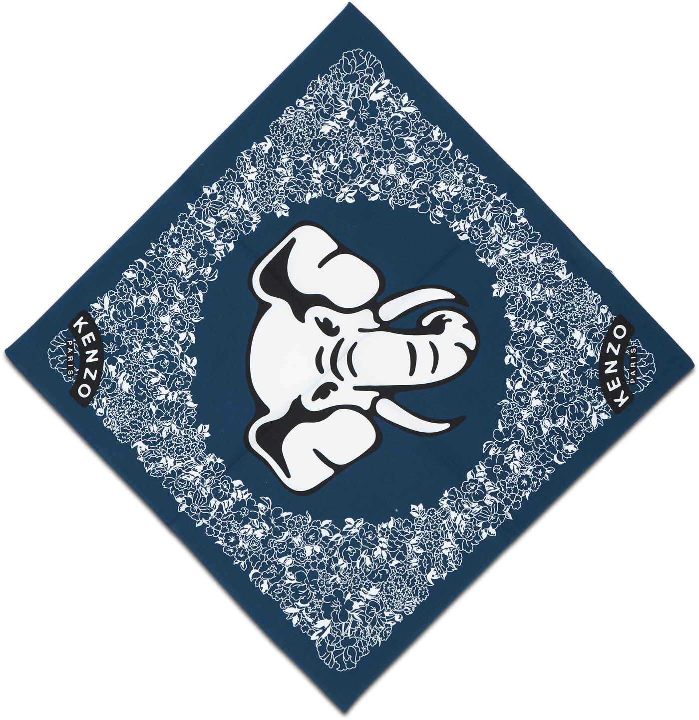 Bandana Ken Zo Duck Blue, Unisex, Apparels, other accessories, Blue, ONESIZE