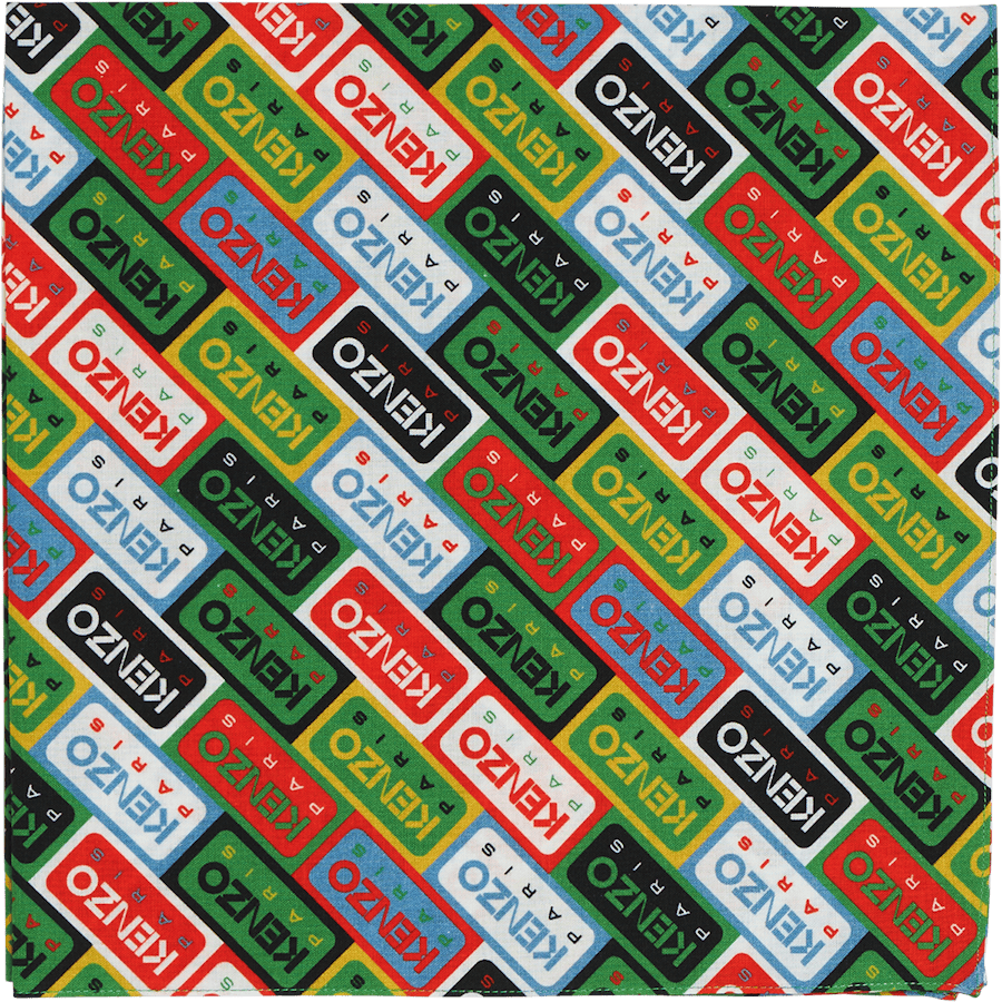 Bandana Kenzo Label Multicolor