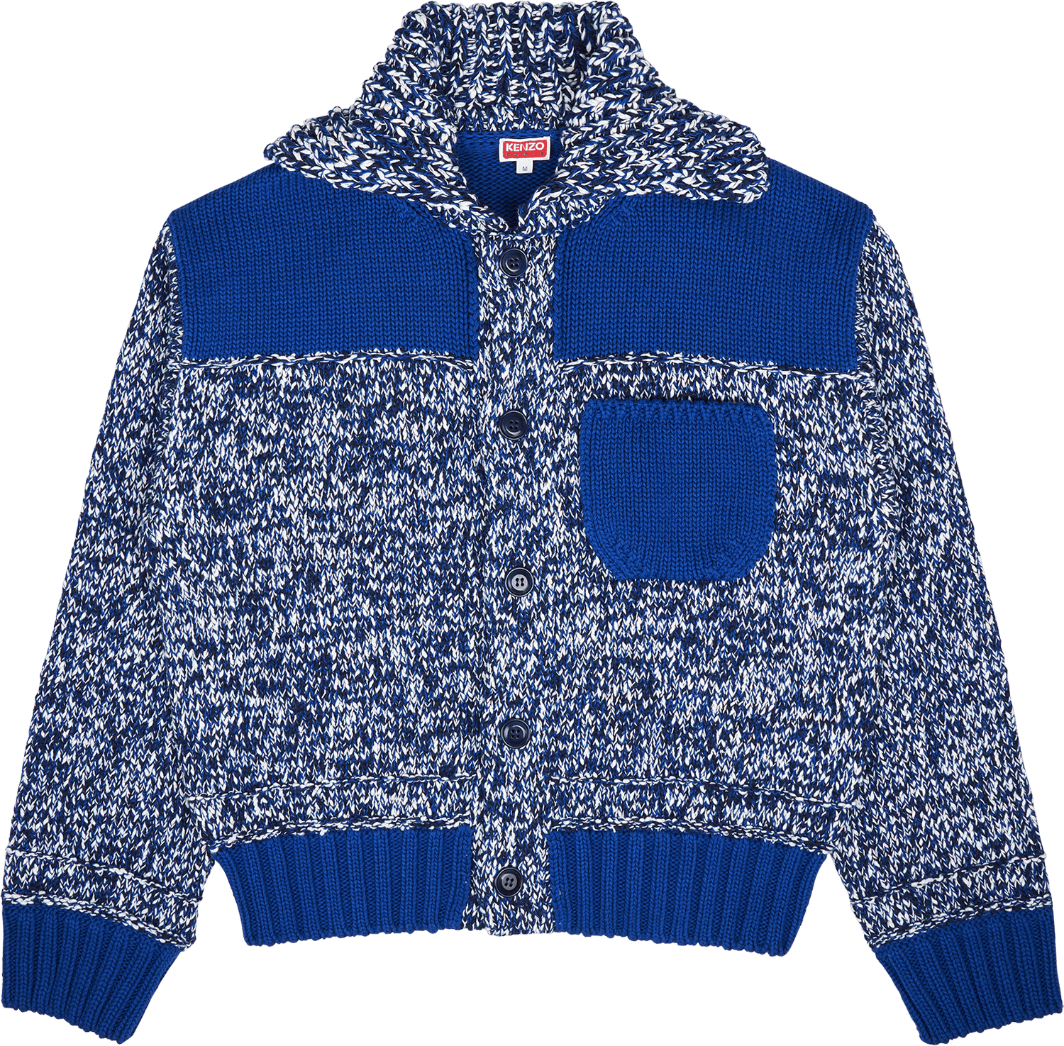 Cardigan Kenzo Paris 3d Midnight Blue