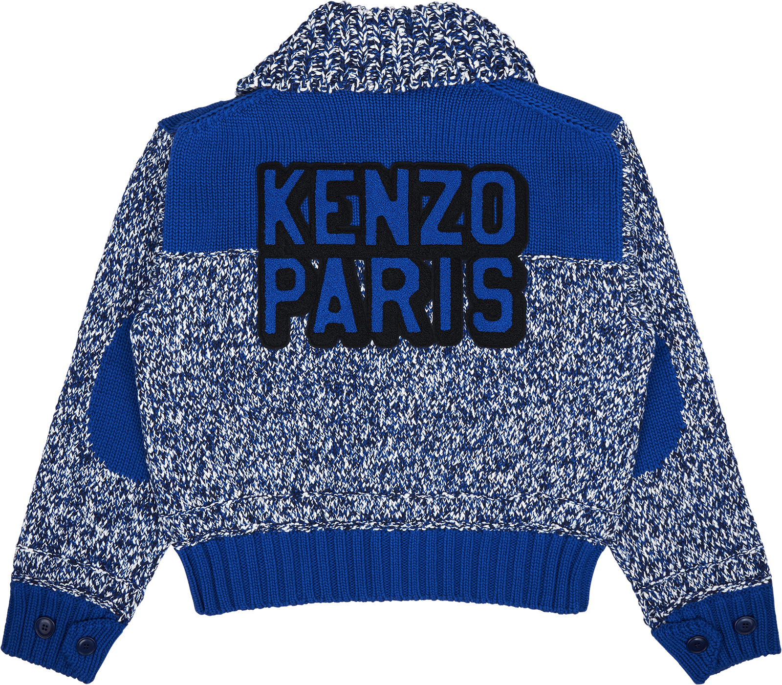 Cardigan Kenzo Paris 3d Midnight Blue - Bild 2