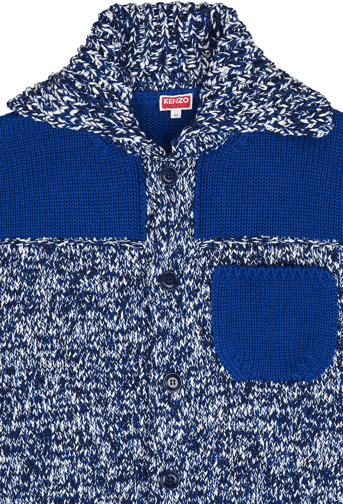 Cardigan Kenzo Paris 3d Midnight Blue - Bild 3