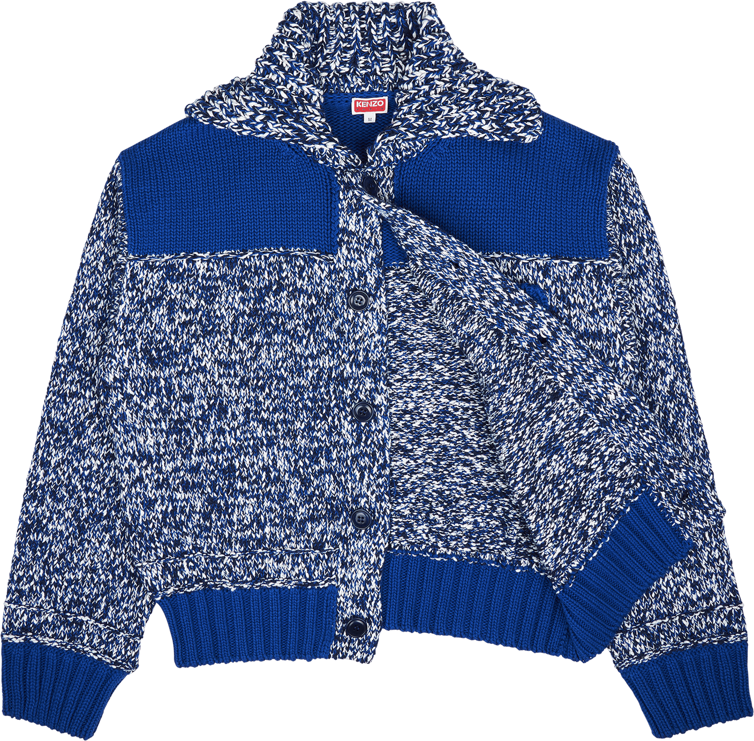 Cardigan Kenzo Paris 3d Midnight Blue - Bild 4
