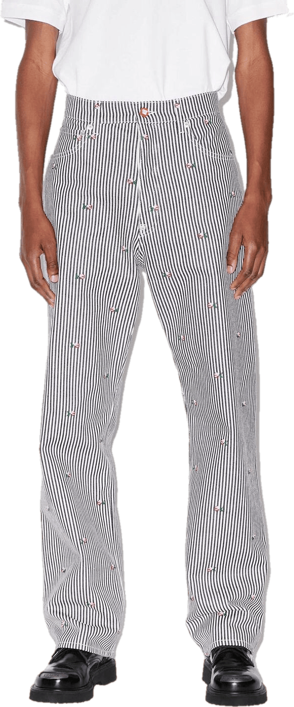 Denim Pants Kenzo Pixel Rinse Blue Denim - Bild 4