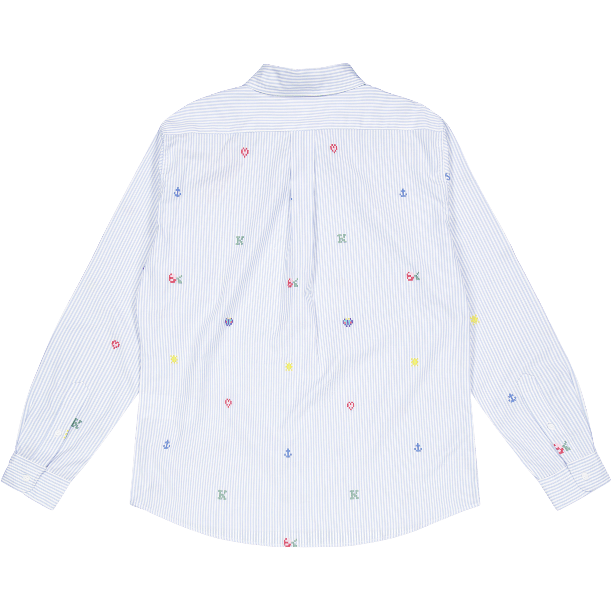 Shirt Ls Kenzo Pixel Light Blue - Bild 2