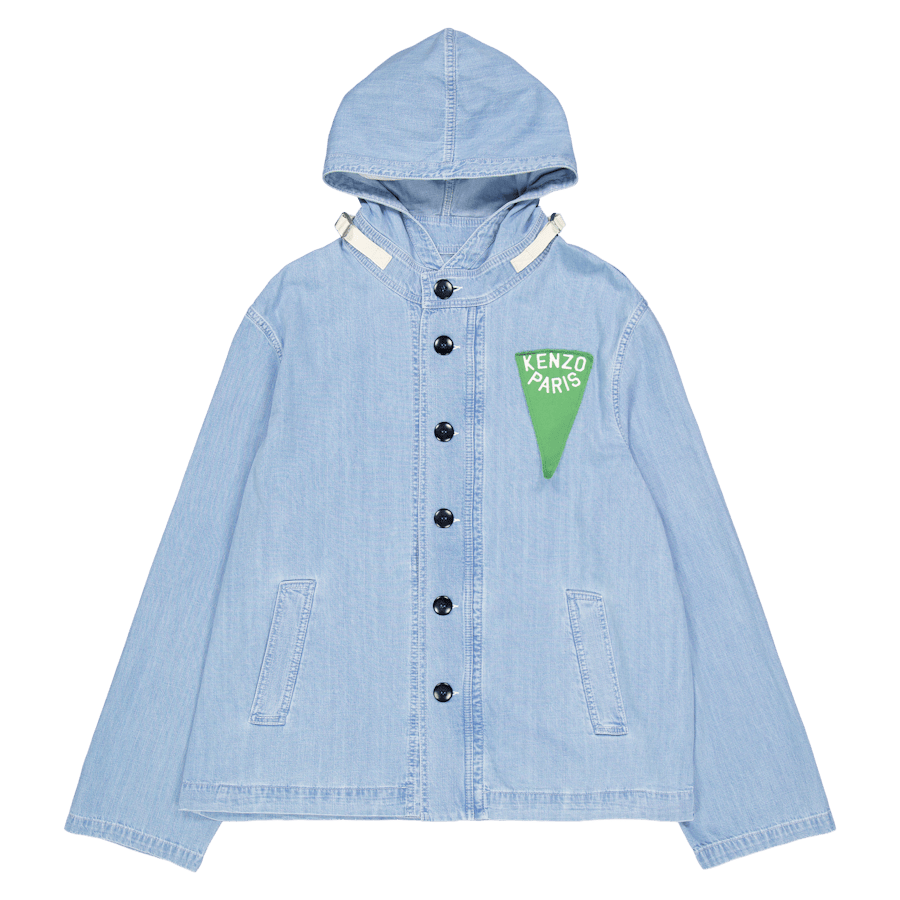 Parka Nautical Stone Bleached Blue Denim