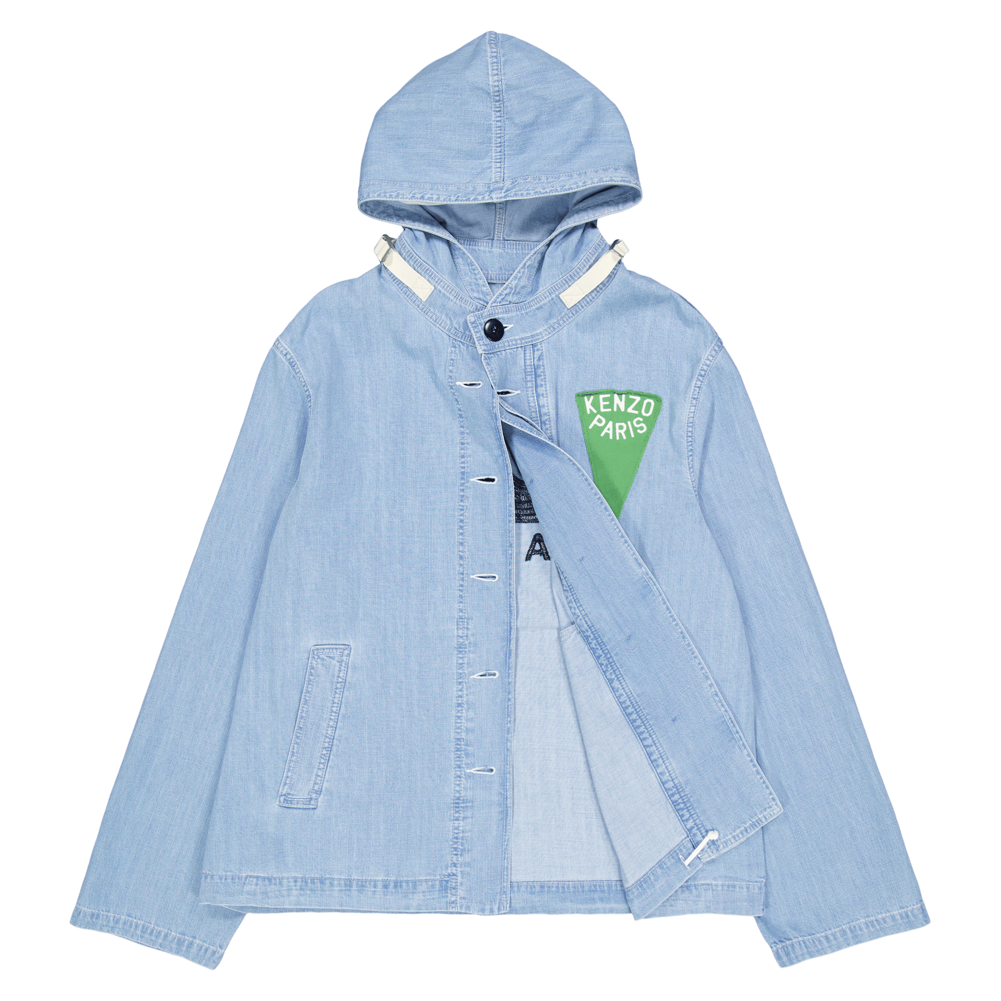 Parka Nautical Stone Bleached Blue Denim - Bild 3