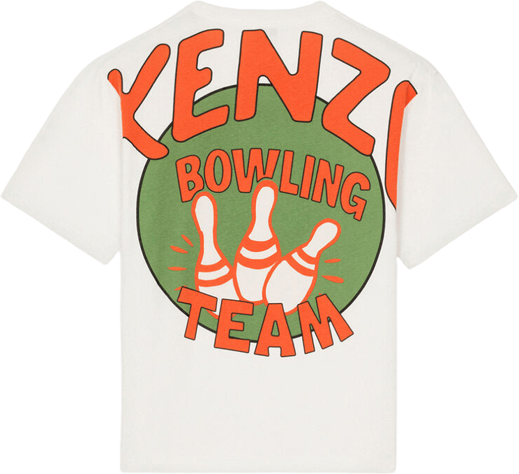 T-shirt Bowling Elephant Off White - Bild 2
