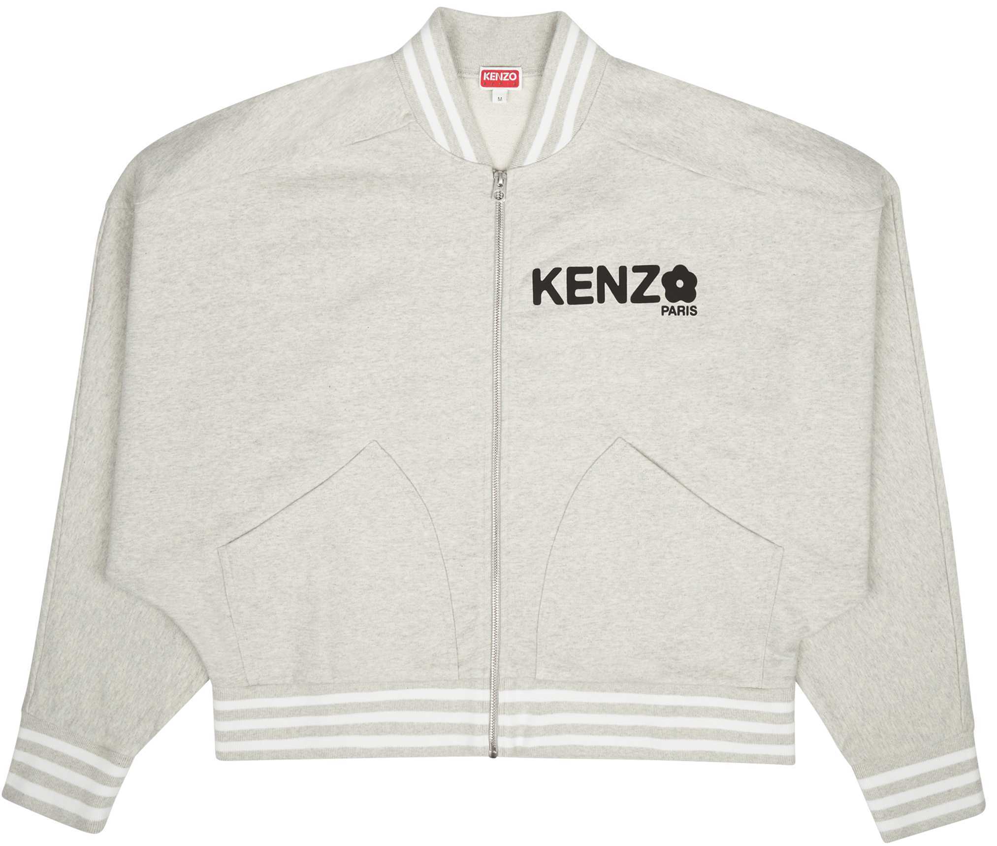 Zip Up Sweatshirt Boke Flower  Pale Grey, Male, Odevy, mikiny a mikiny, Béžová, S