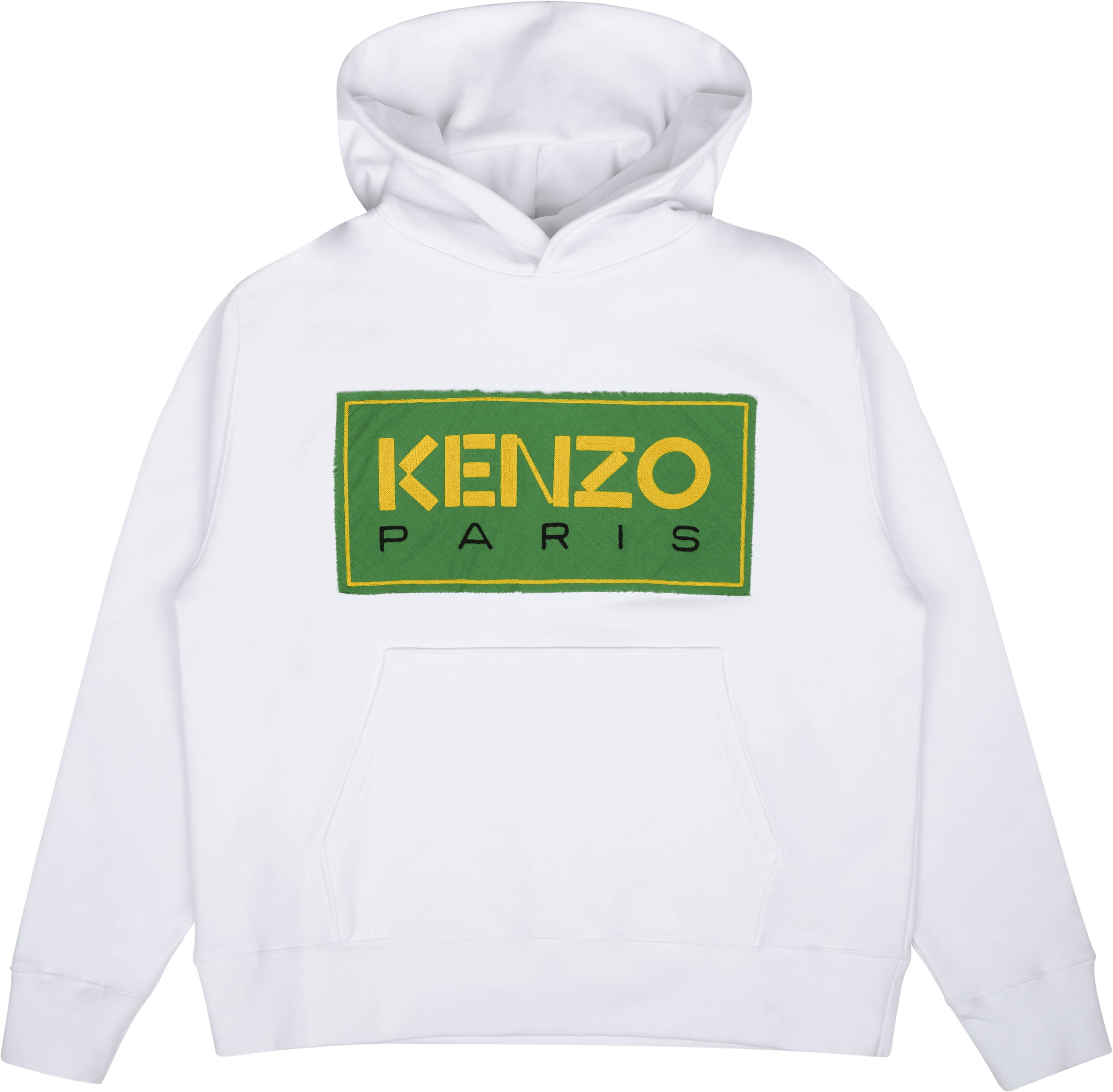 Hoodie Tricolor Kenzo Paris White