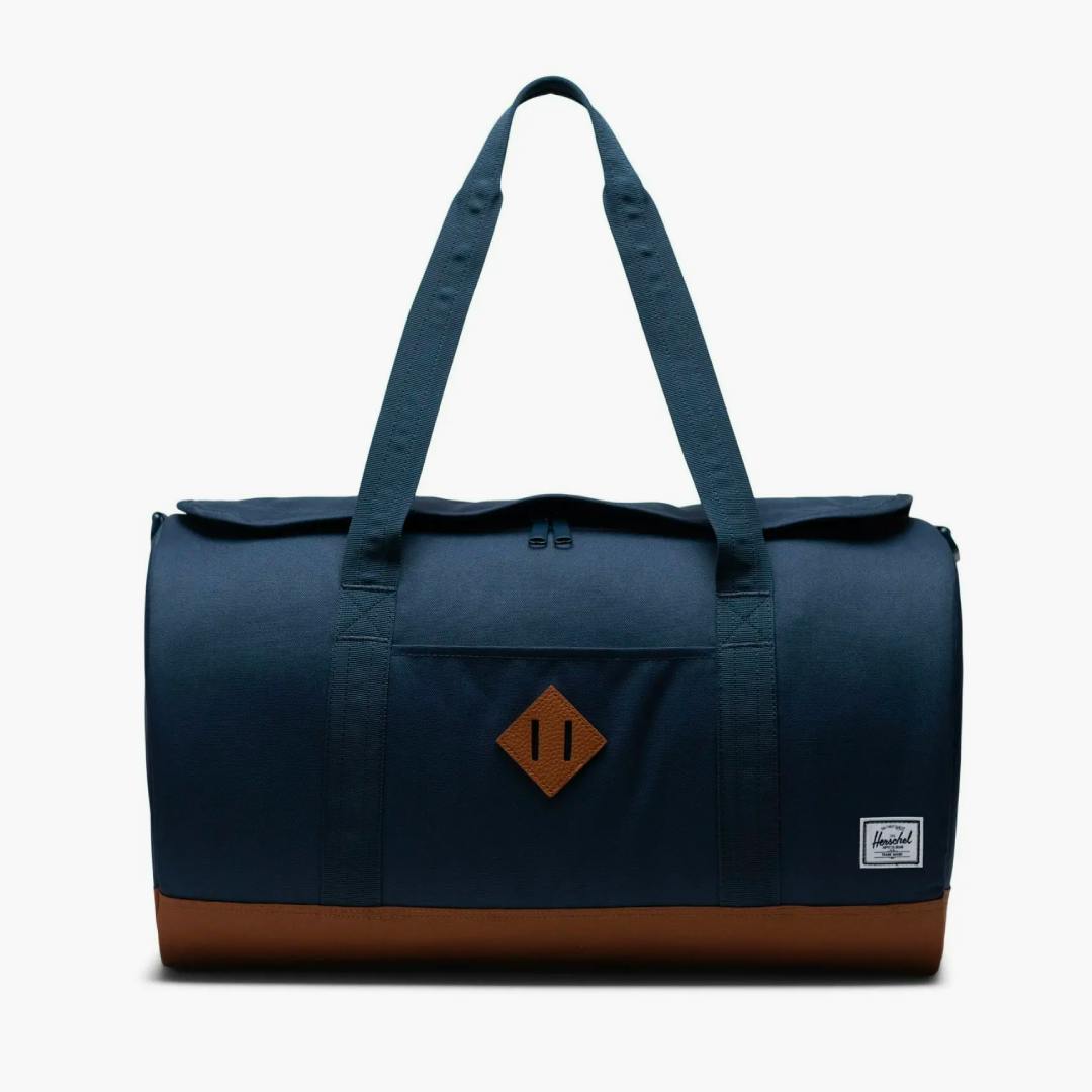 Heritage Duffle Navy, Unisex, Equipment, Accessories, Blue, ONESIZE