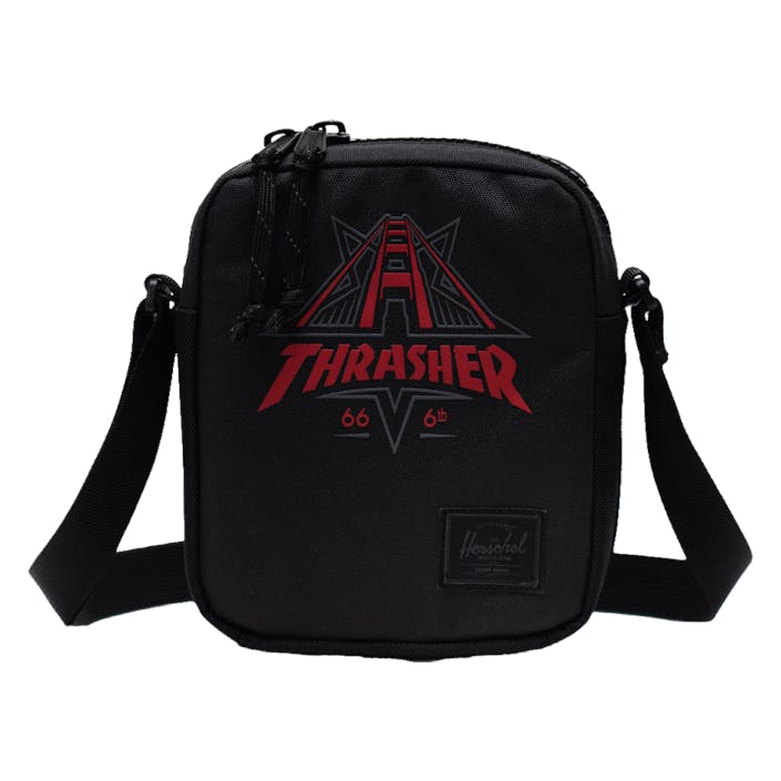 Crossbody Trasher Black, Unisex, varusteet, laukut & reput, Musta, ONESIZE
