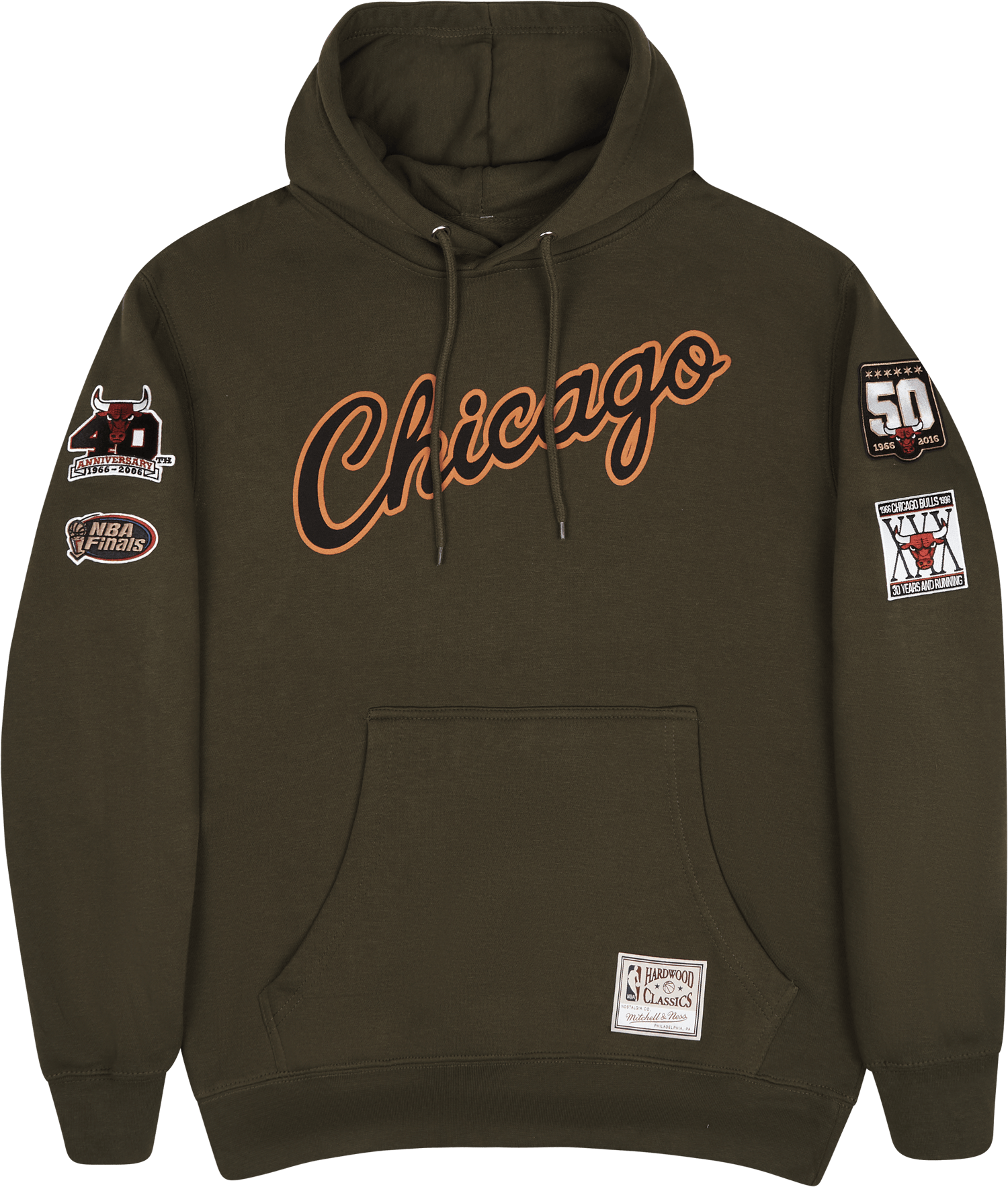 Bulls Script Flight Hoodie