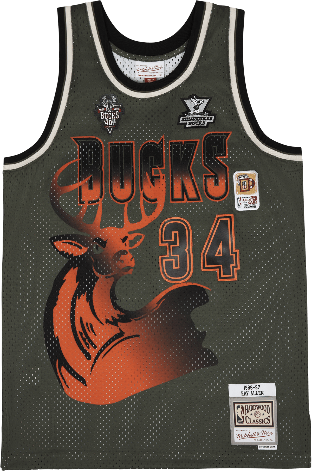 Bucks Flight Swingman Jersey – Ray A Dark