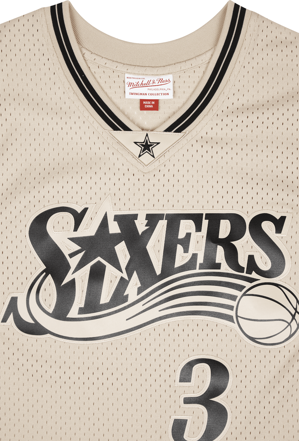 76ers Khaki Swingman Jersey - Bild 3