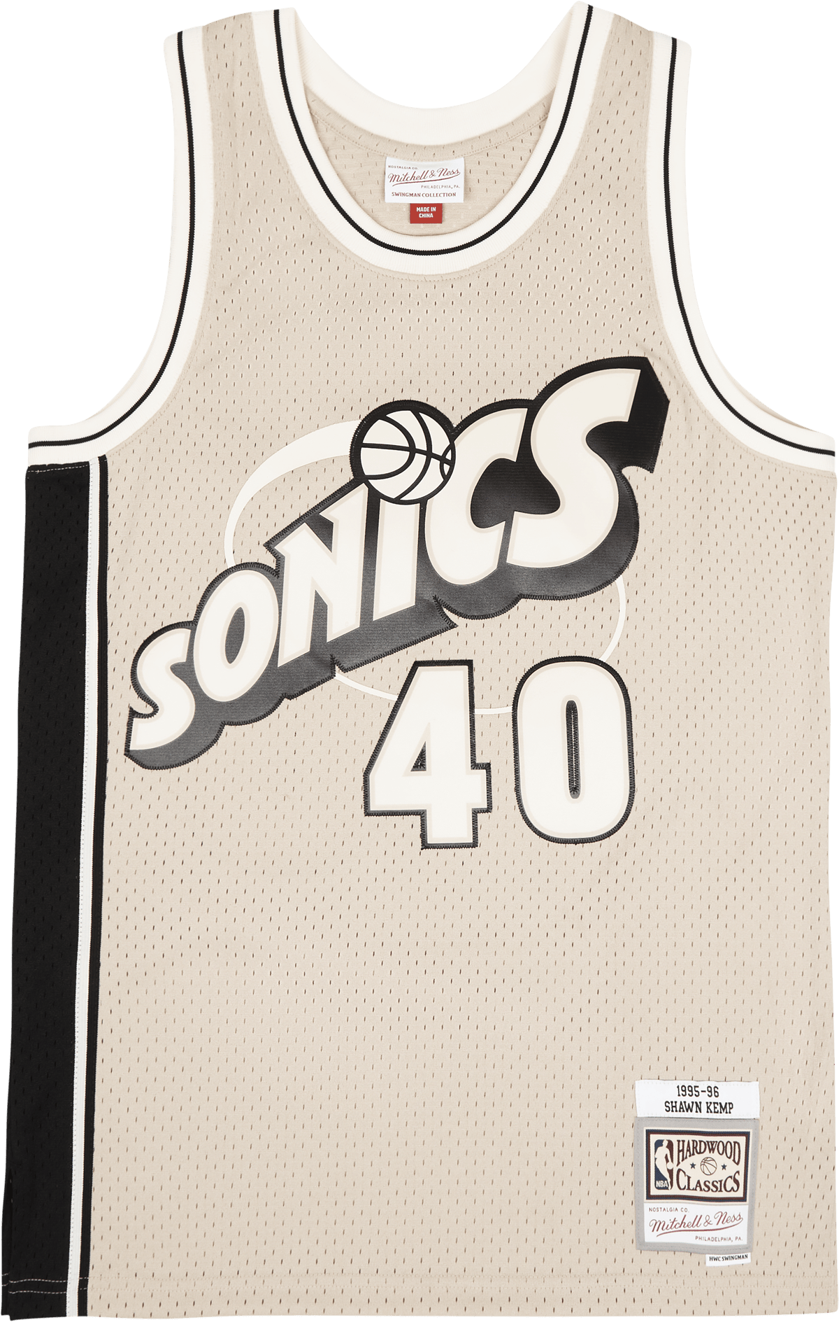 Supersonics Khaki  Swingman Jersey