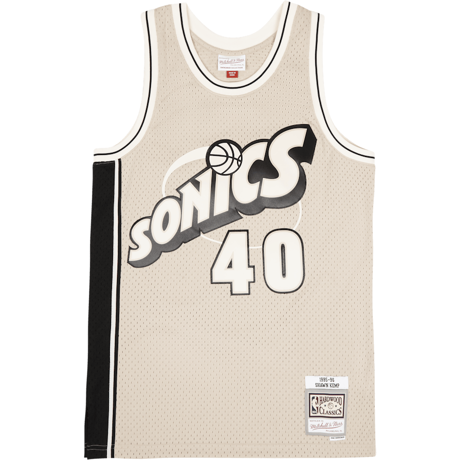 Supersonics Khaki Swingman Jersey