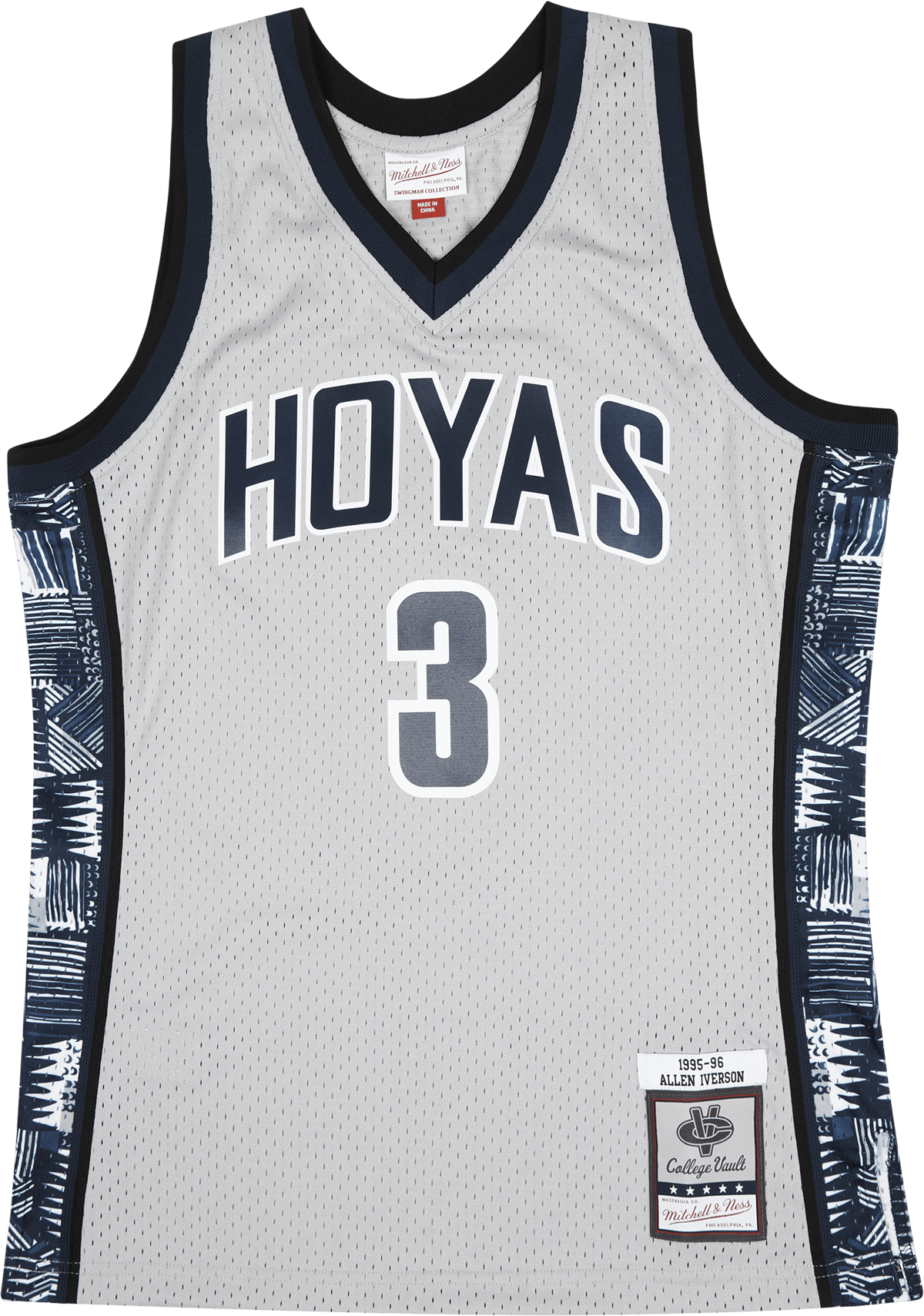 Swingman Jersey - Allen Iverson, Male, Ropa, Jersey, Plateado, S