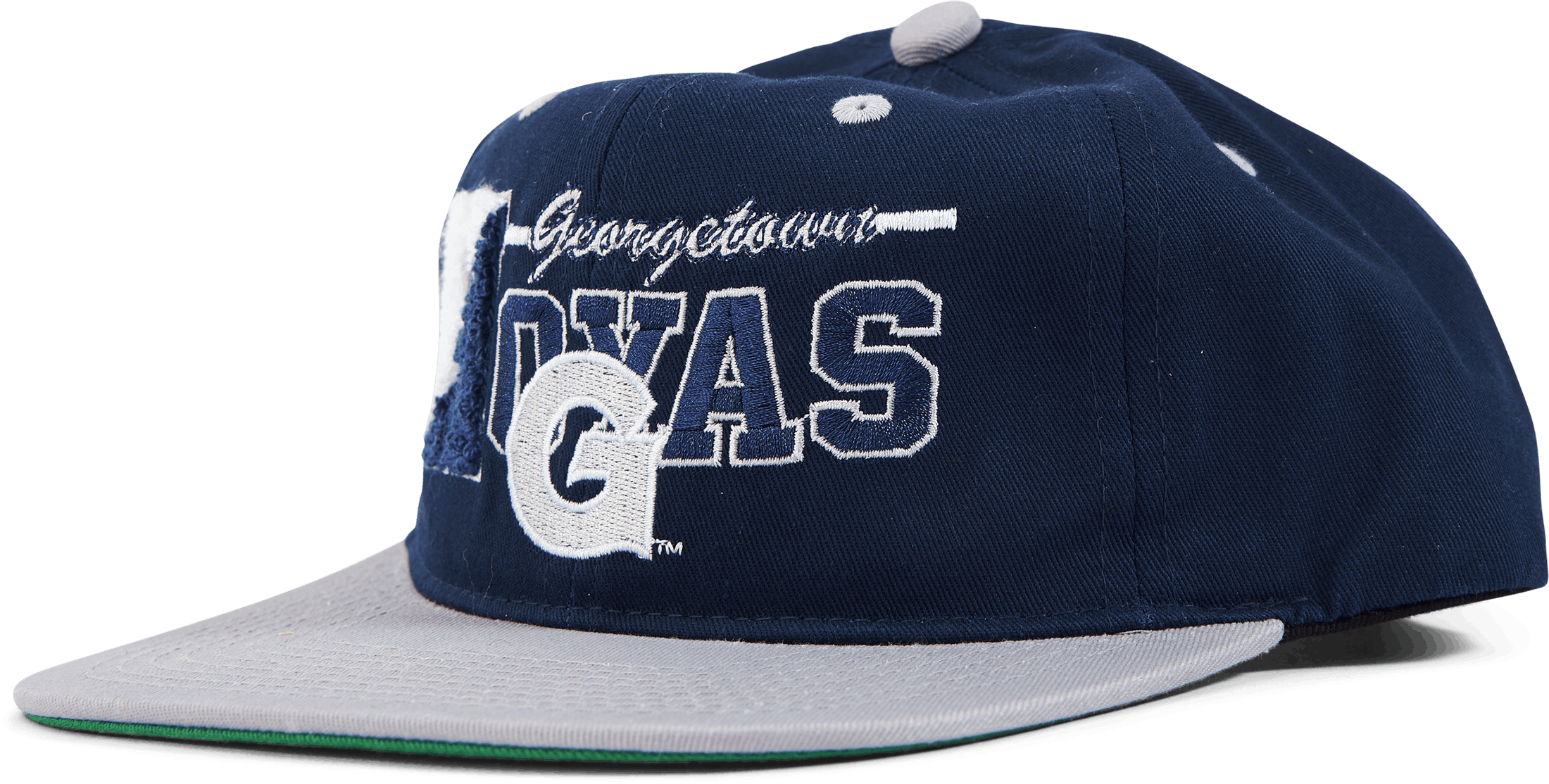 Hoyas Varsity Letter Snapback, Unisex, Odevy, Klobúky a čiapky, Modrá, ONESIZE