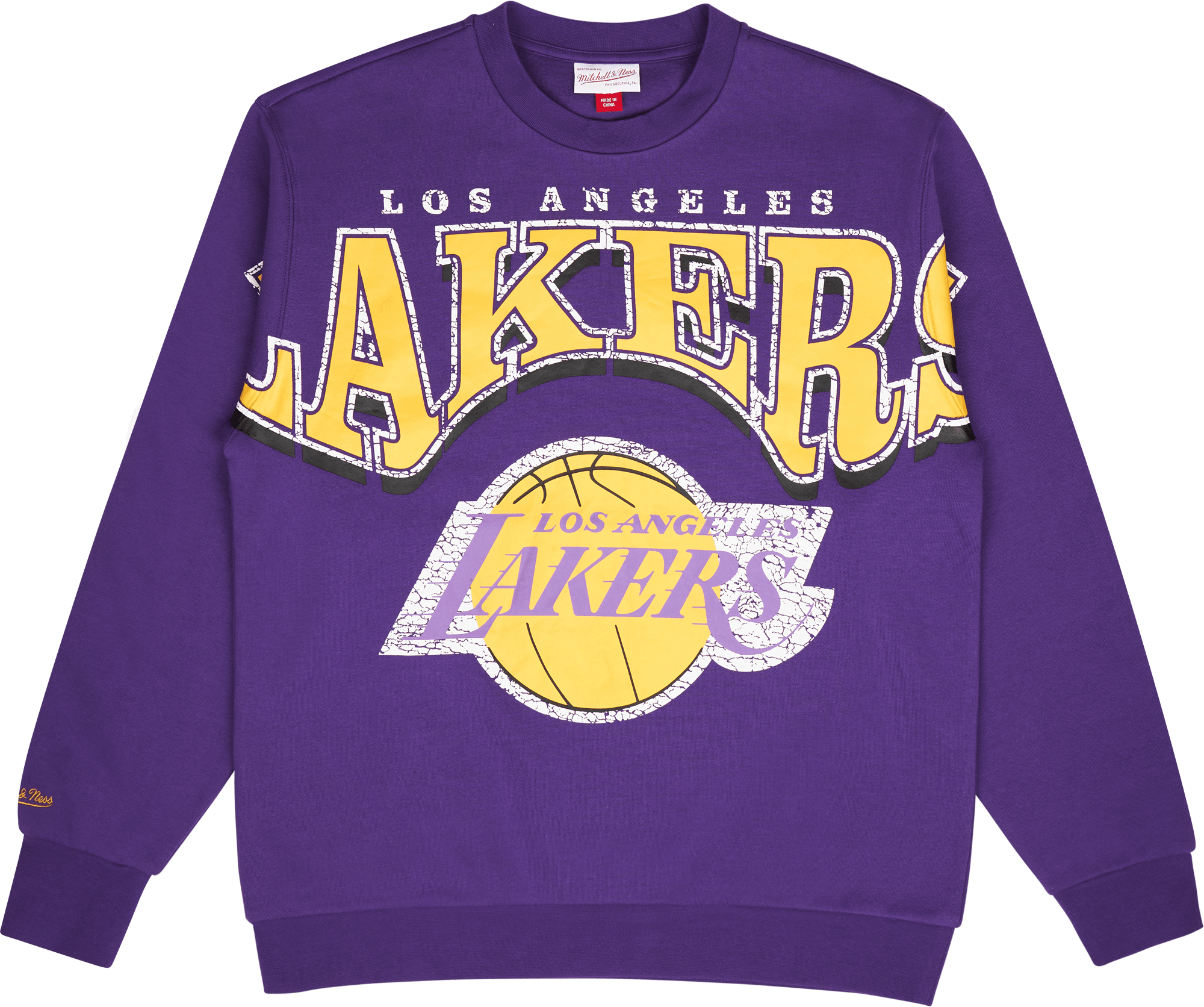 Fleece Crew, Male, Tøj, hættetrøjer og sweatshirts, Lilla, M