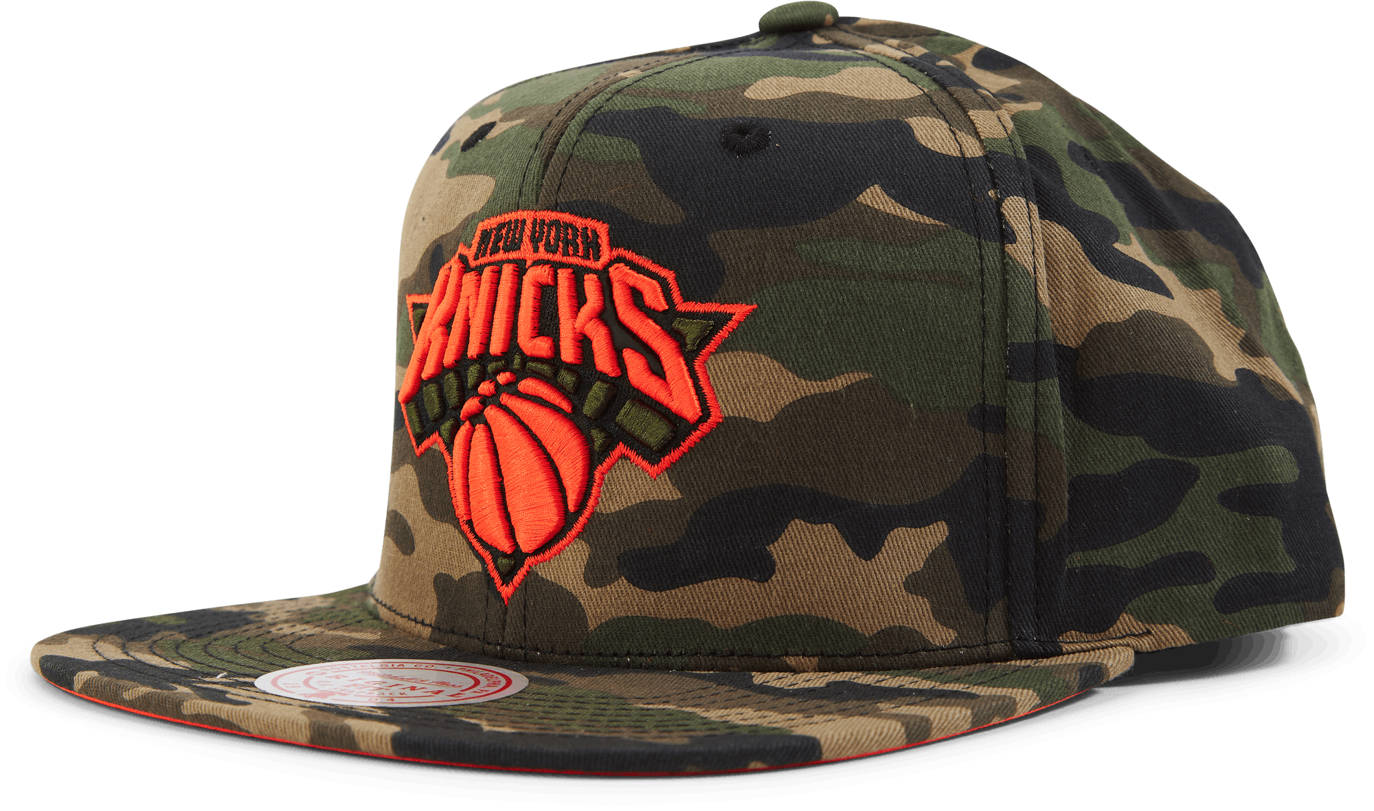 Knicks Neon Camo Pop Snapback, Unisex, Apparels, Hats & Caps, Patterned, ONESIZE