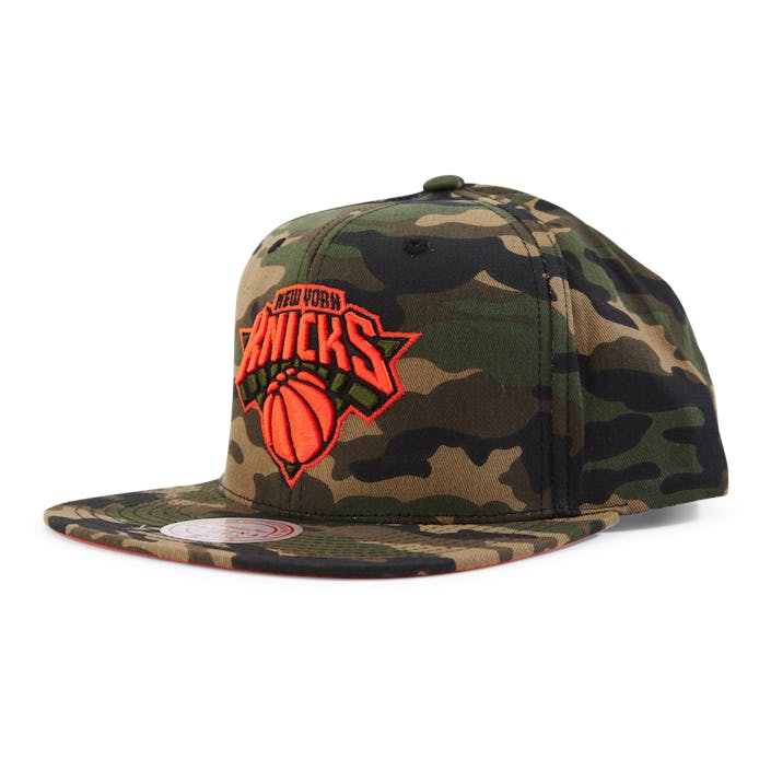 Knicks Neon Camo Pop Snapback, Unisex, Apparels, Hats & Caps, Patterned, ONESIZE
