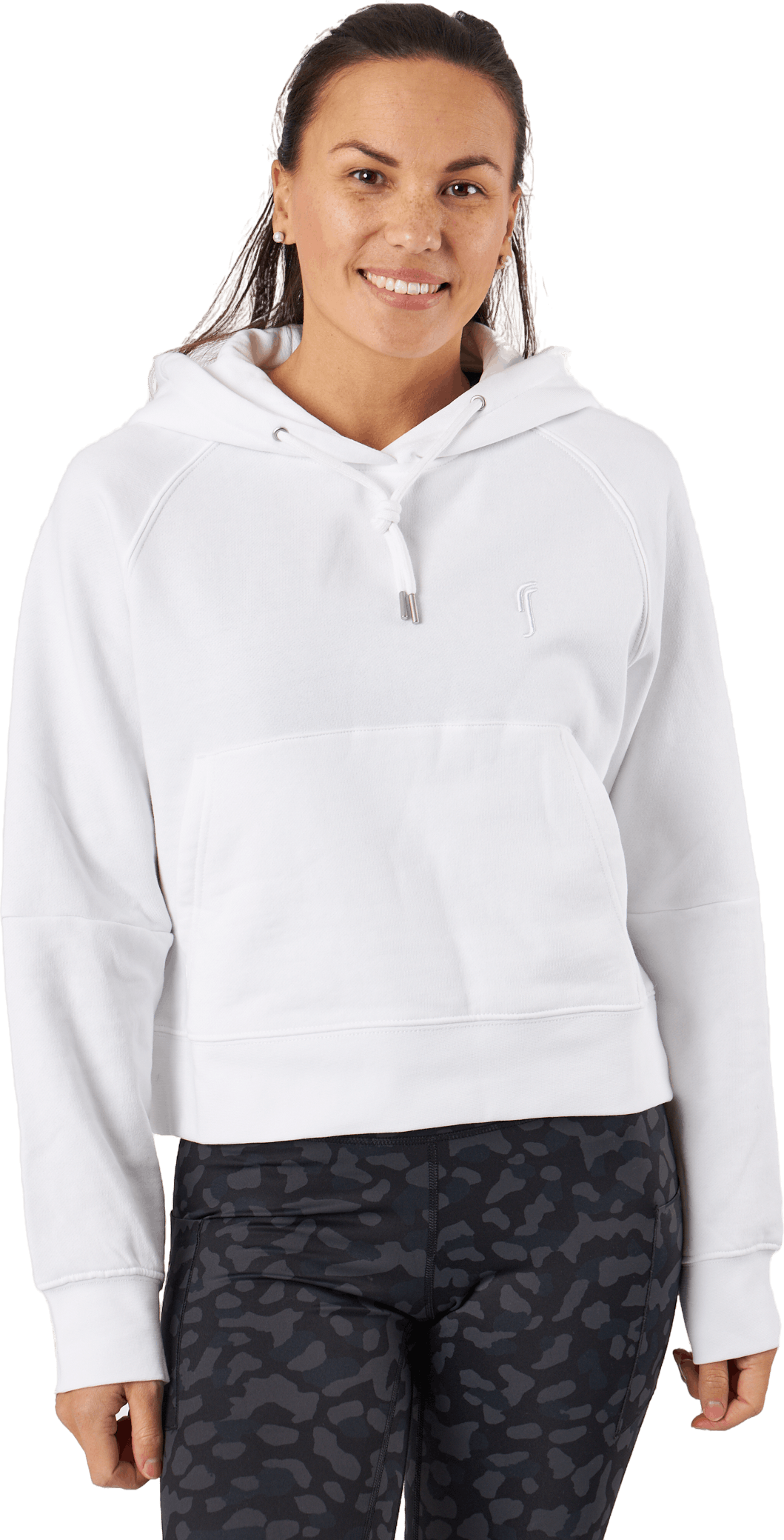 Women Paris Hoodie White, Female, Kleding, Overhemden, Tennis, Wit, M