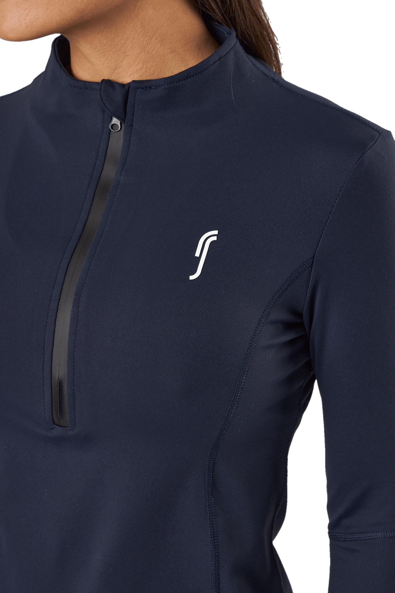 Half Zip Sweater Dark Blue - Bild 4