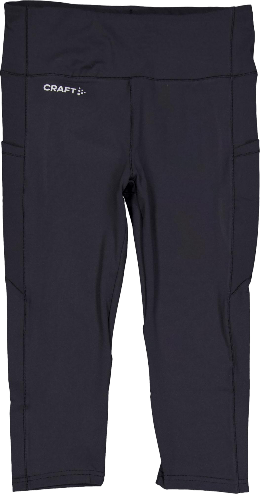 Adv Essence Capri Tights 2 W Black, Female, Apparels, Pants, Running, Black, M