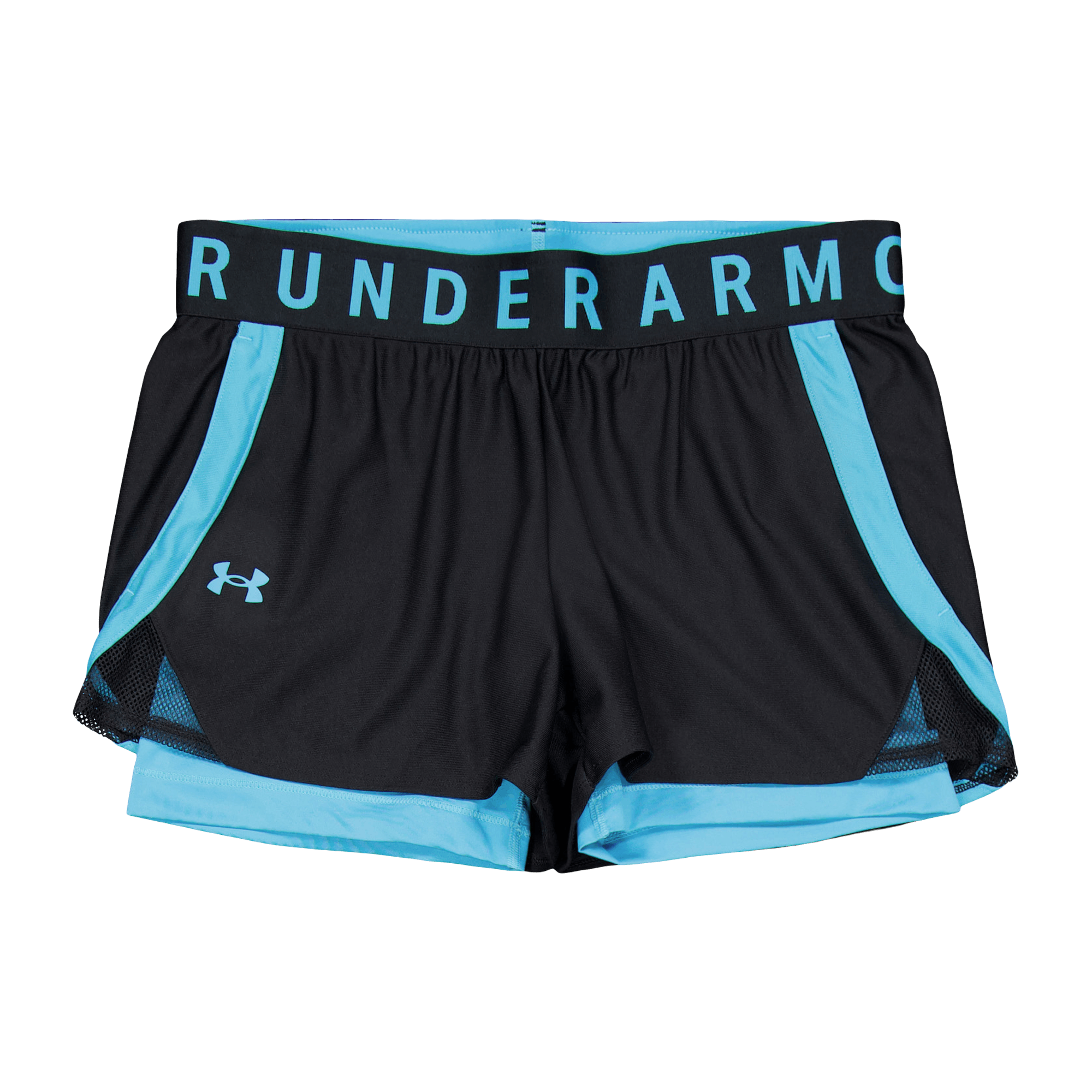 Play Up 2-in-1 Shorts Black, Female, Apparels, Shorts, Running, S