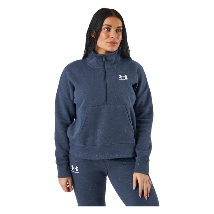 Rival Fleece Hz Downpour Gray, Female, Apparels, Shirts, Workout, Blue, L