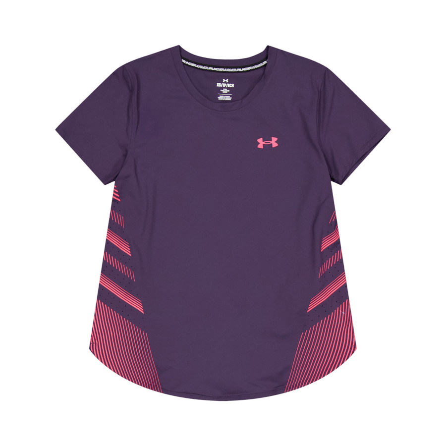 Ua Iso-chill Laser Tee Ii Tux Purple