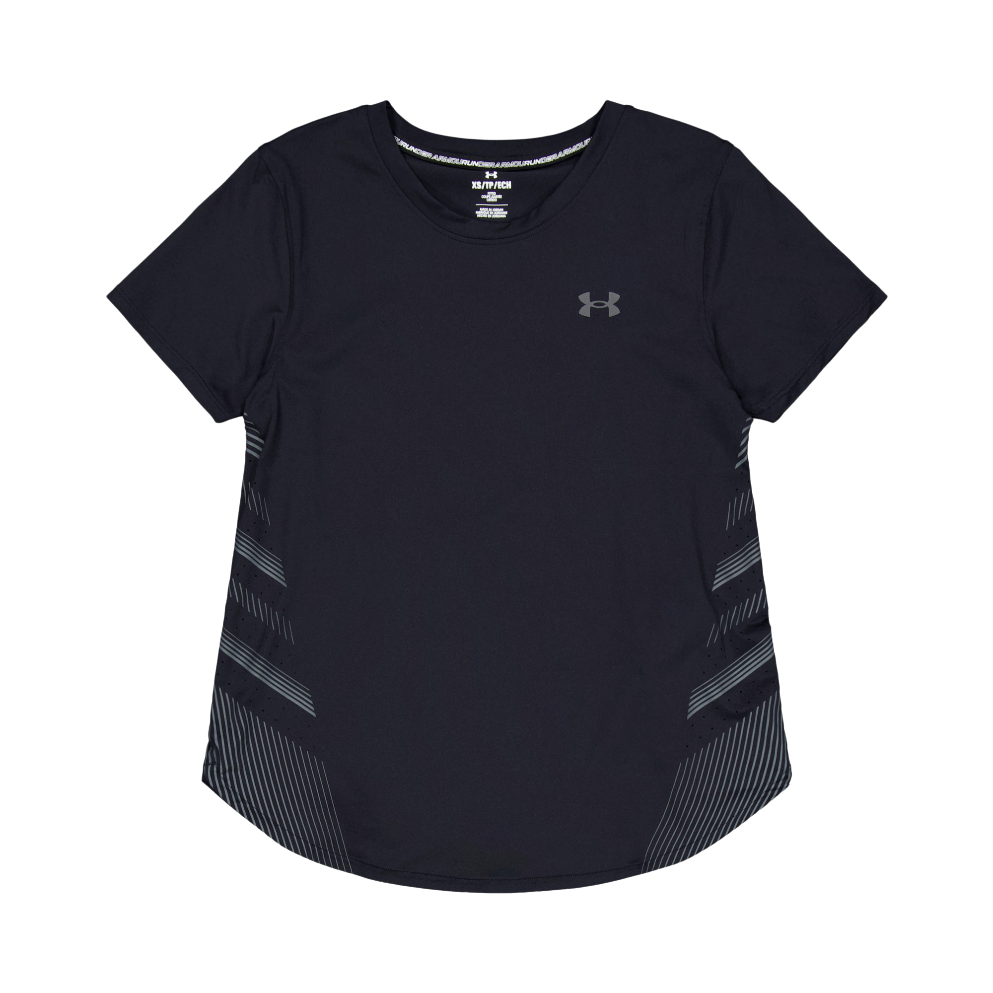 Ua Iso-chill Laser Tee Ii Black
