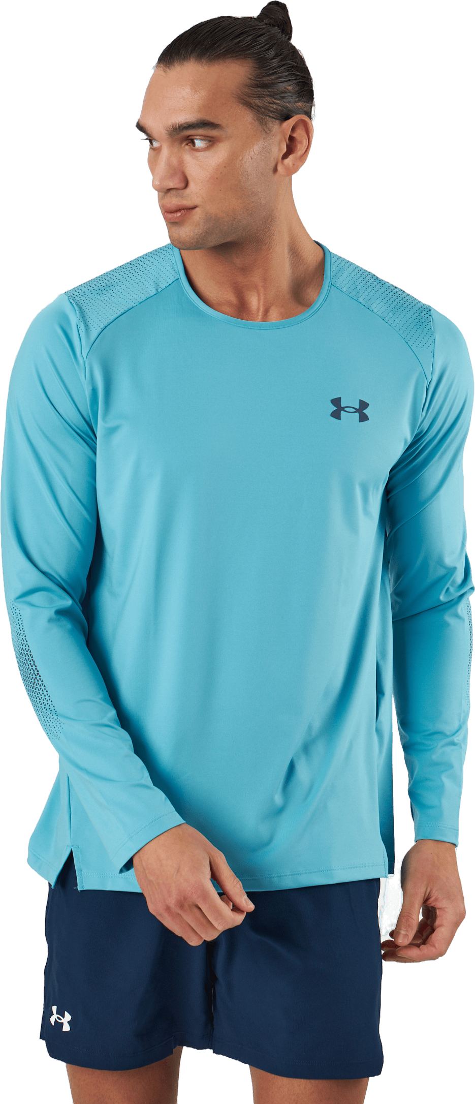 Ua Armourprint Ls Glacier Blue