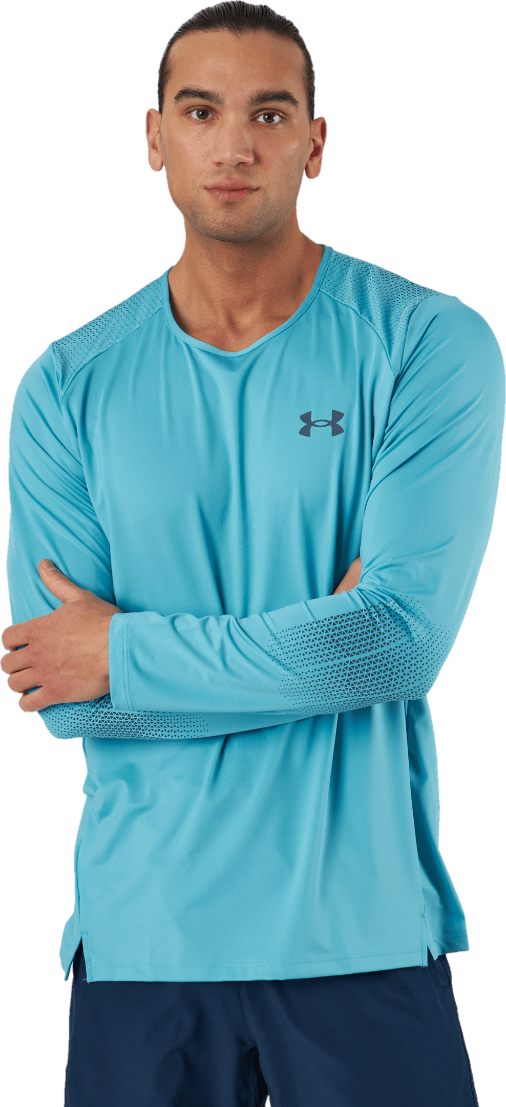 Ua Armourprint Ls Glacier Blue - Bild 2