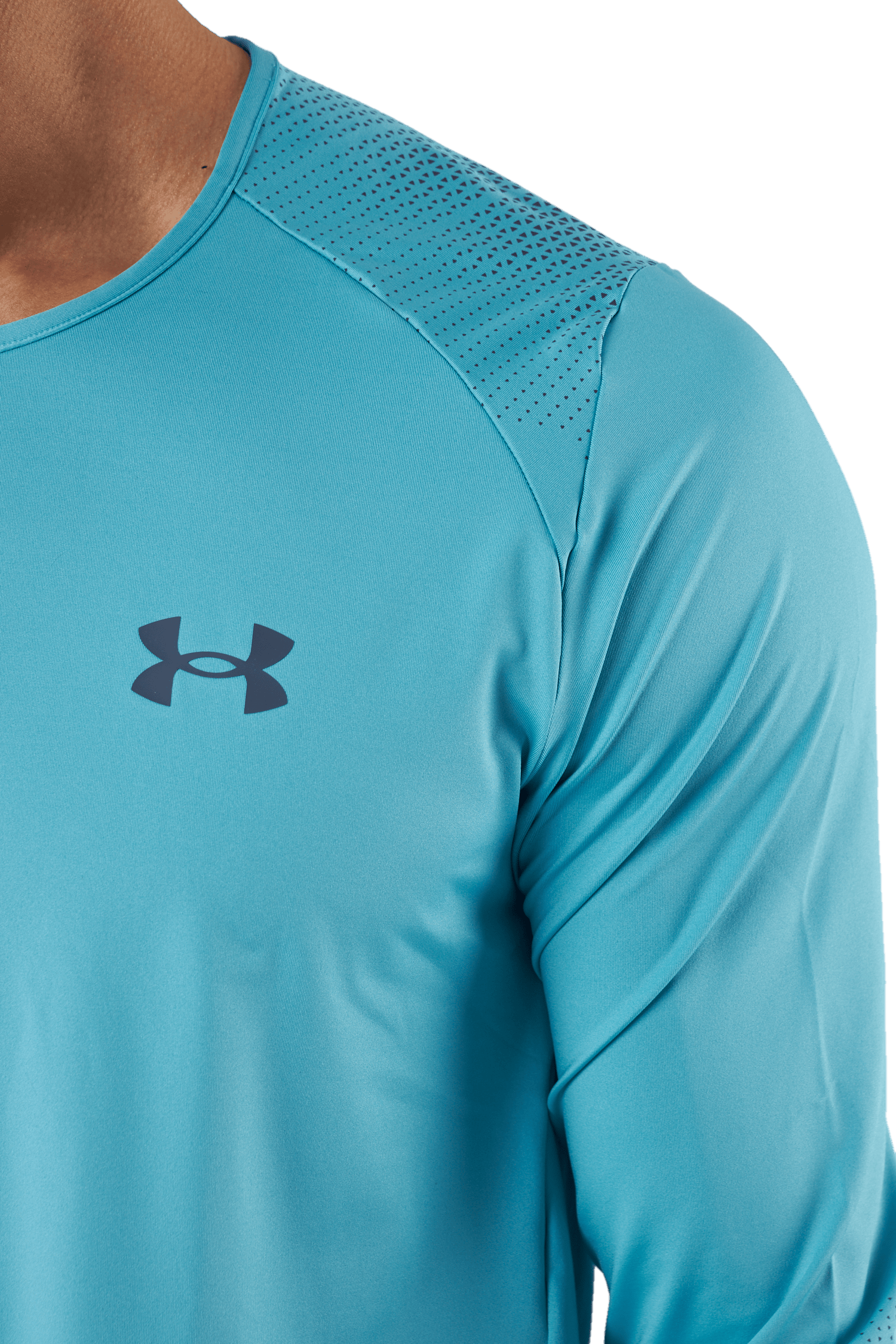 Ua Armourprint Ls Glacier Blue - Bild 3