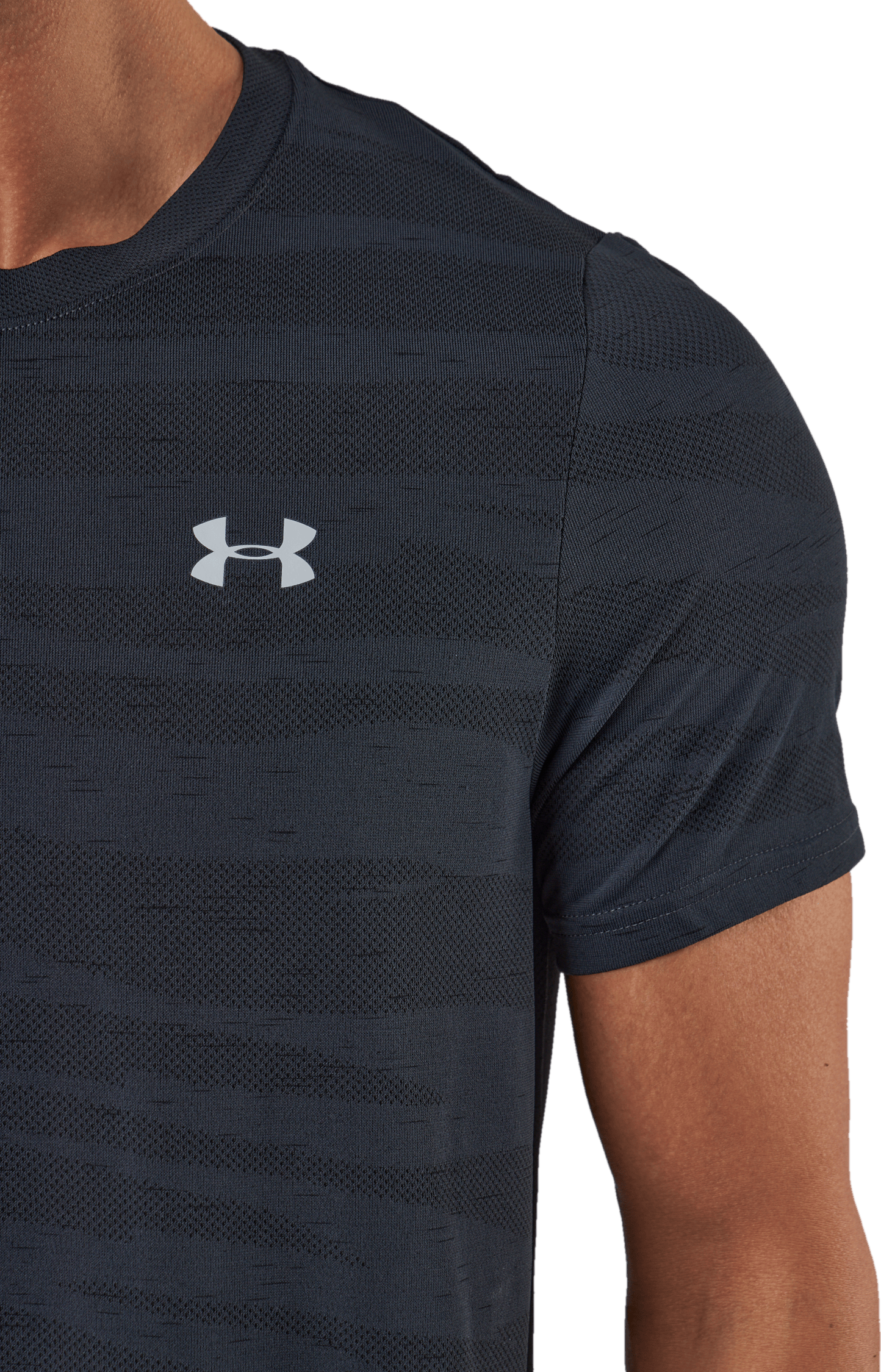 Ua Seamless Wave Ss Black - Bild 4