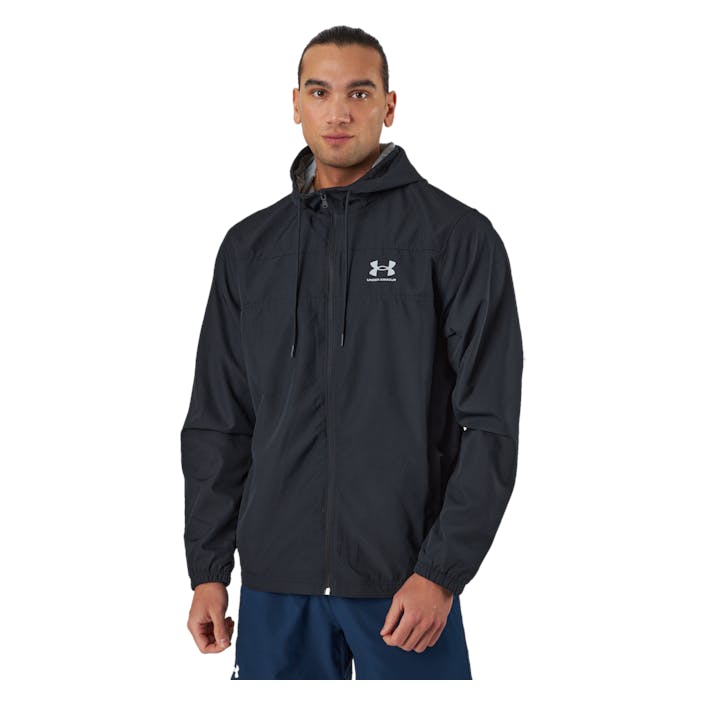 Ua Sportstyle Windbreaker Black, Male, Apparels, jackets, Running, Black, M