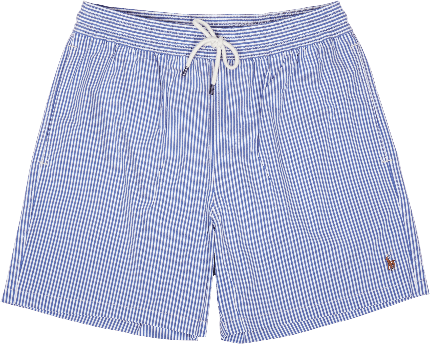 5.75-Inch Traveler Classic Swim Trunk Cruise Royal Seersucker