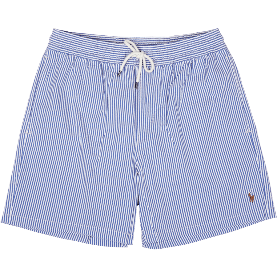 5.75-Inch Traveler Classic Swim Trunk Cruise Royal Seersucker