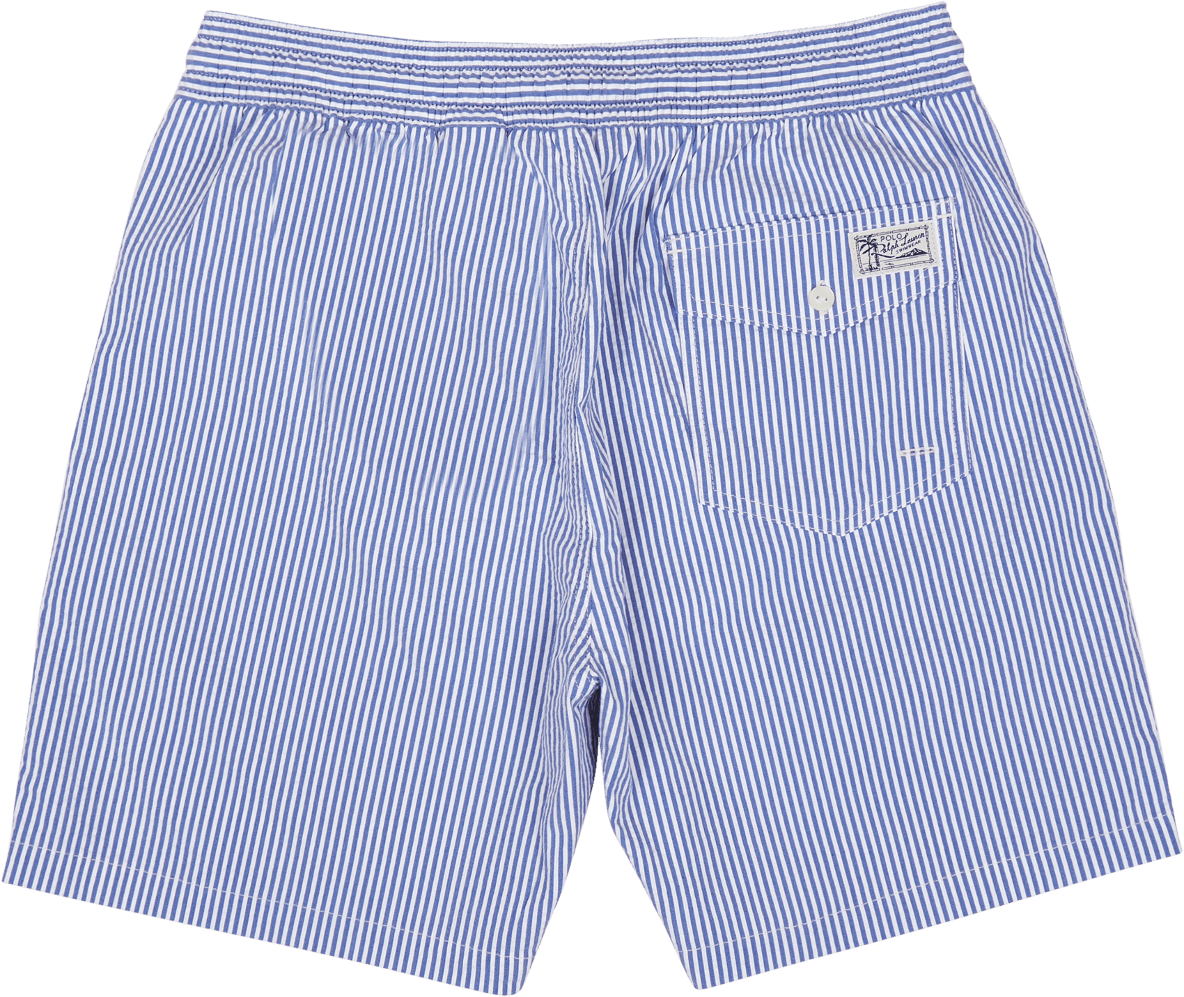 5.75-Inch Traveler Classic Swim Trunk Cruise Royal Seersucker - Bild 2