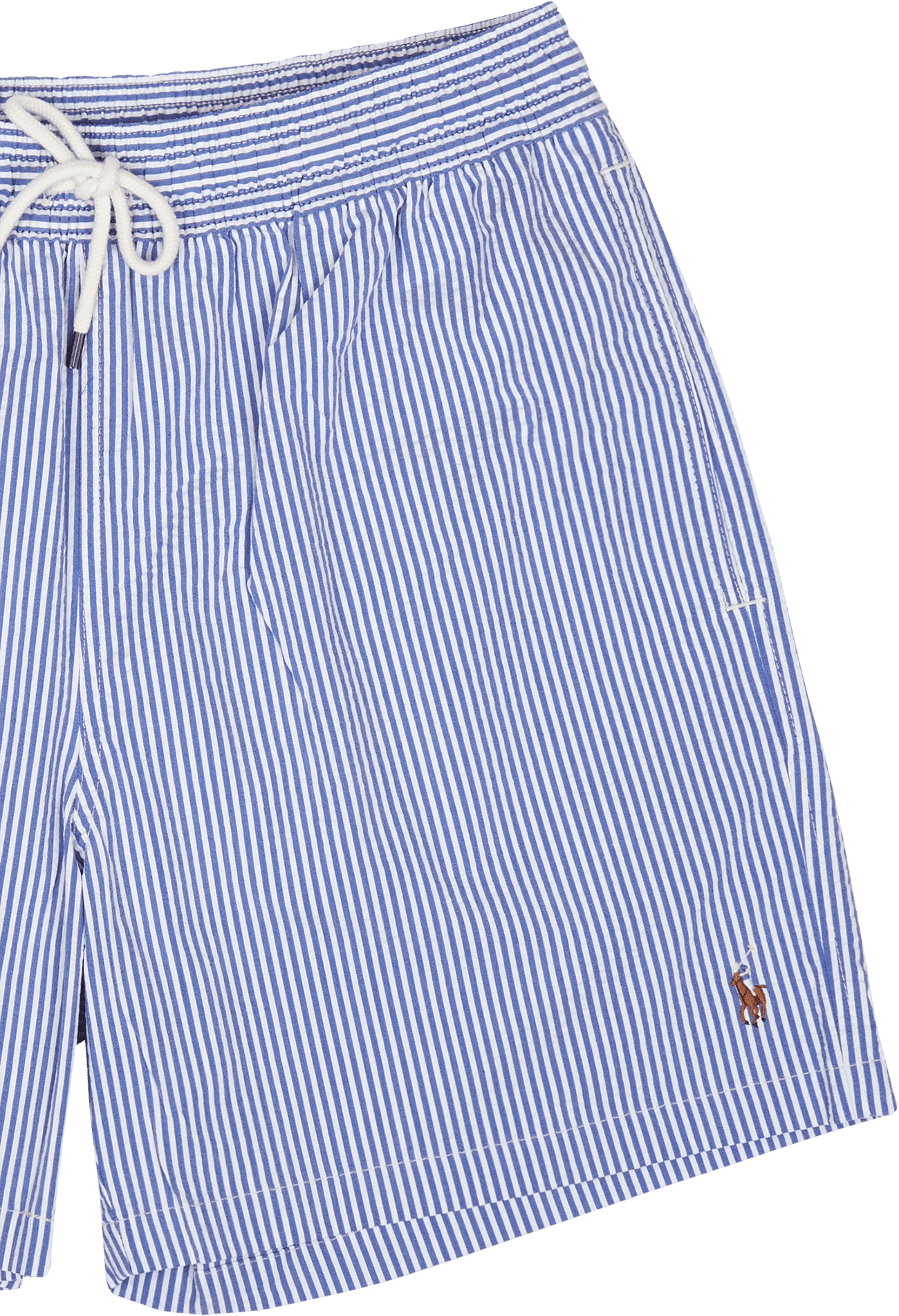 5.75-Inch Traveler Classic Swim Trunk Cruise Royal Seersucker - Bild 3