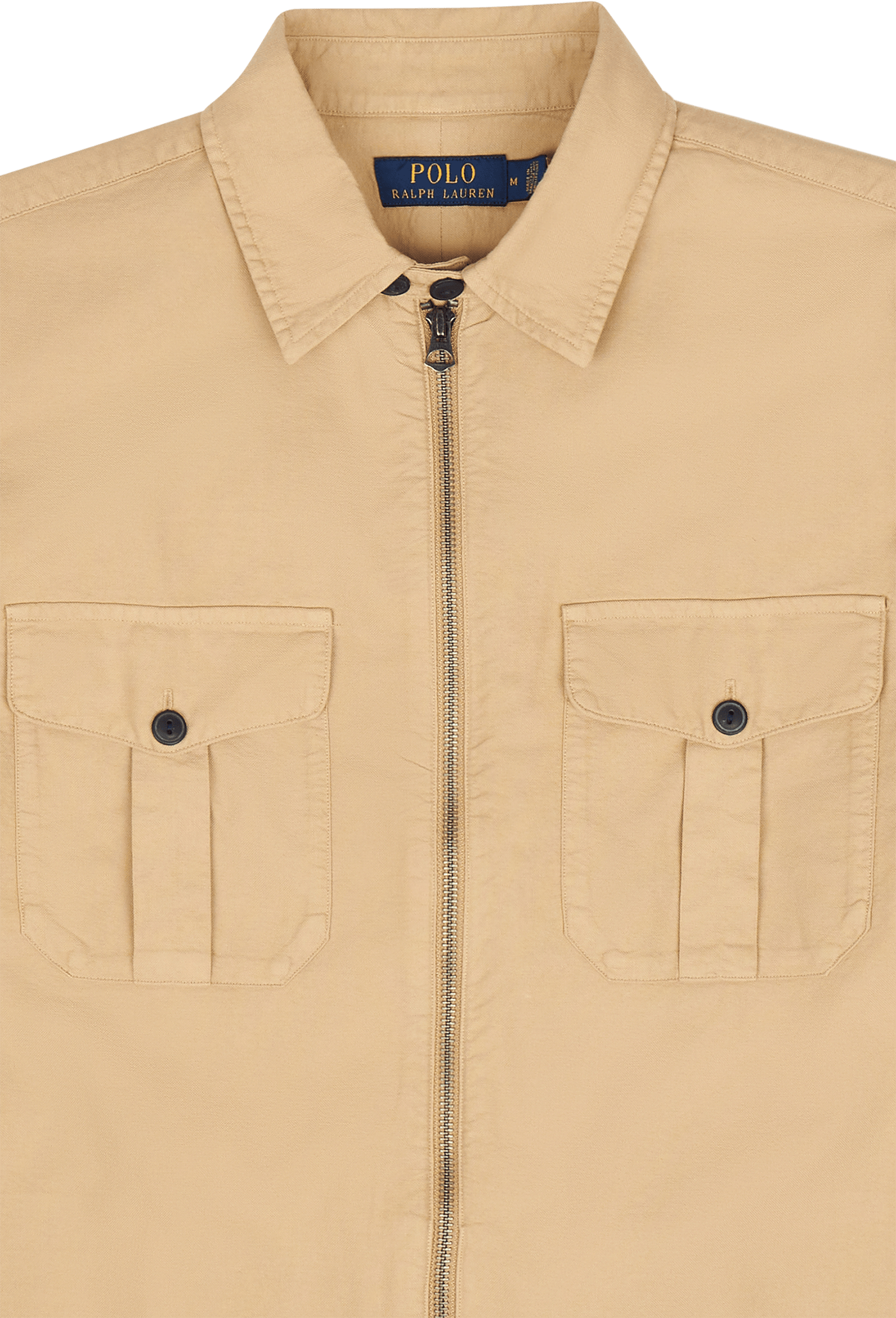 Garment-Dyed Oxford Overshirt Surrey Tan - Bild 3