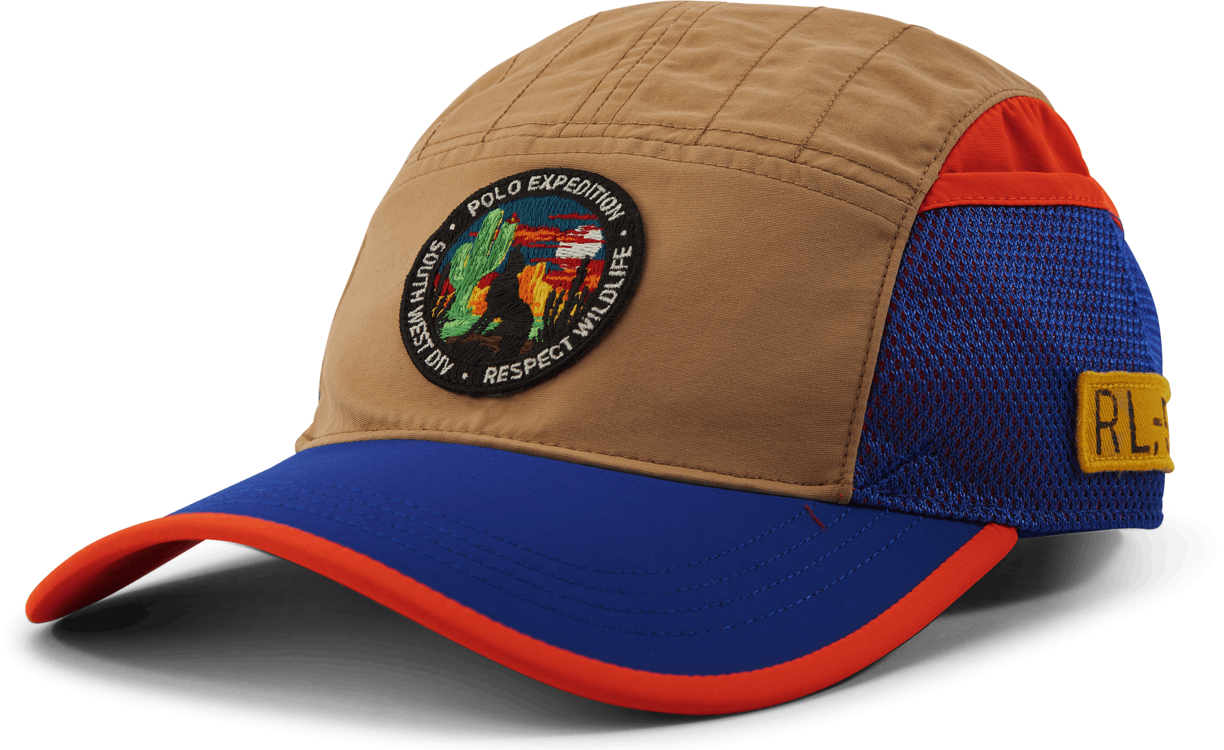 Nylon-5 Panel Gear Vintage Khaki/city Royal, Male, Klær, luer og caps, Blå, ONESIZE