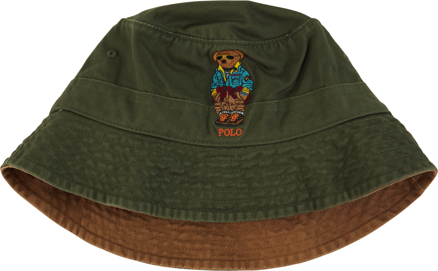 Polo Bear Twill Bucket Hat, Male, Apparels, Hats & Caps, S/M