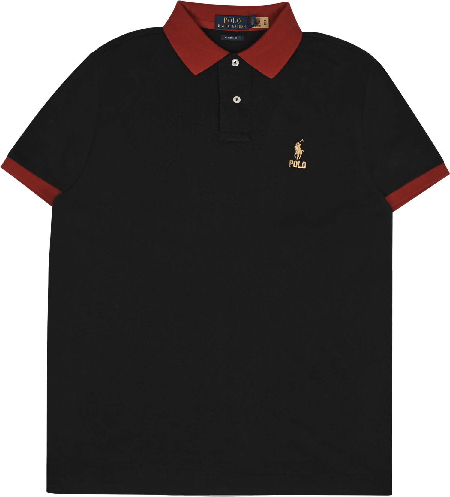 20/1 Mesh-ssl-psh Polo Black