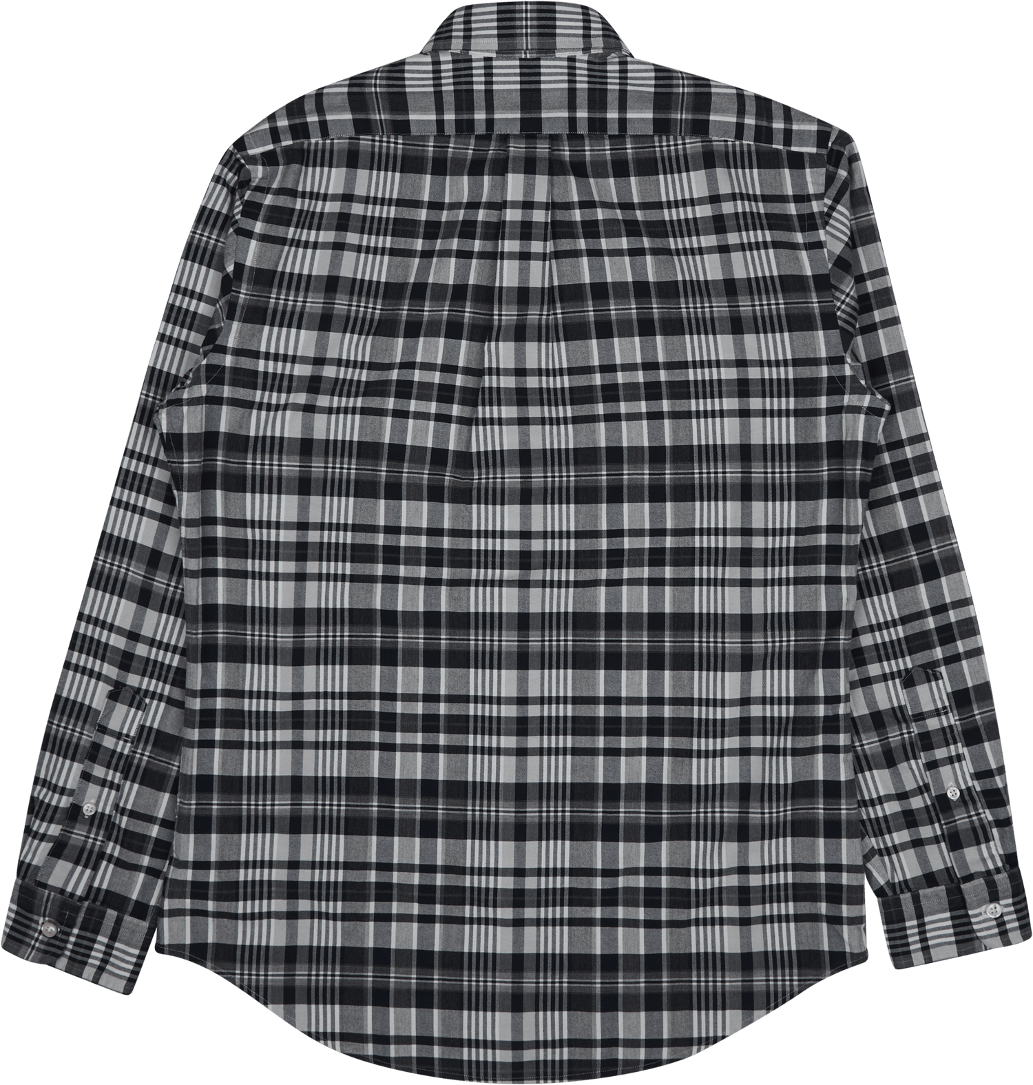 Custom Fit Plaid Oxford Shirt Grey Heather / Navy Multi - Bild 2