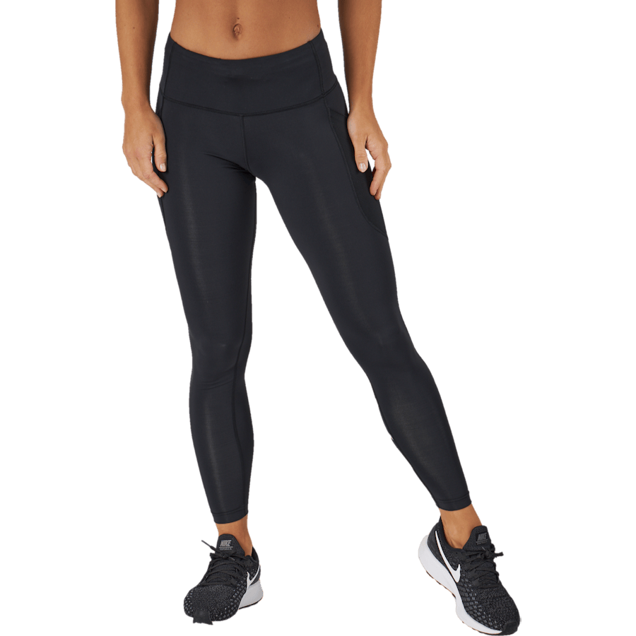 Aero Mid-rise Comp Tights Black/silver Reflective