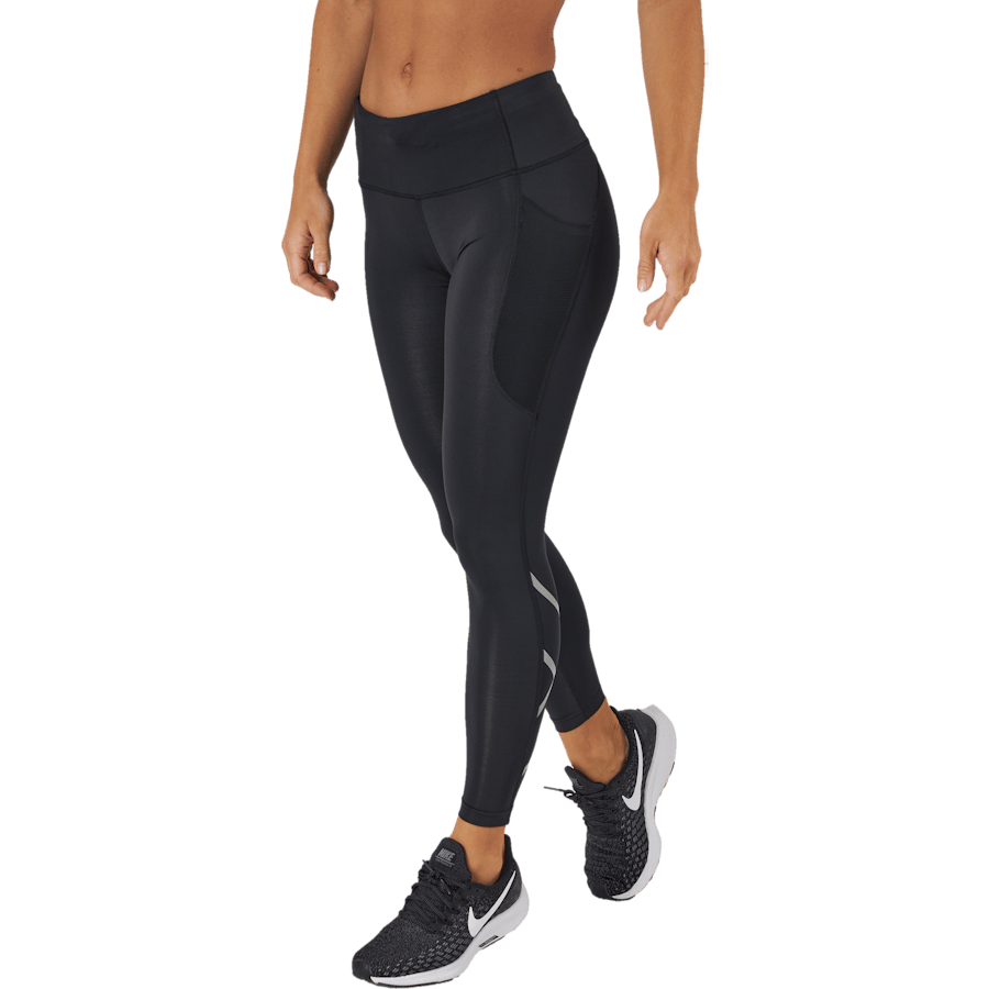 Aero Mid-rise Comp Tights Black/silver Reflective - Bild 2