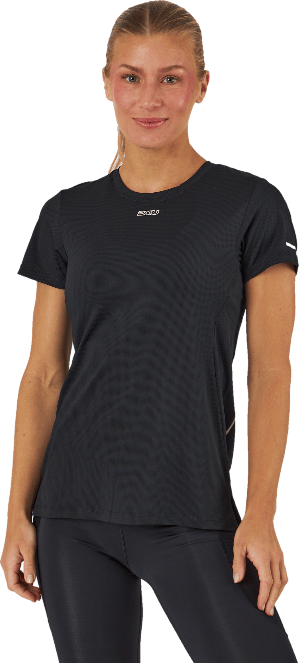 Light Speed Tee Black White/white Reflective