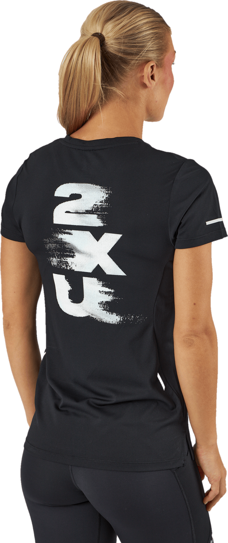 Light Speed Tee Black White/white Reflective - Bild 3